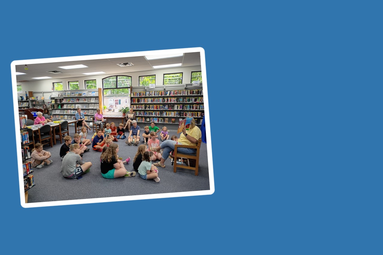 Kids during a Leesburg Branch story time
